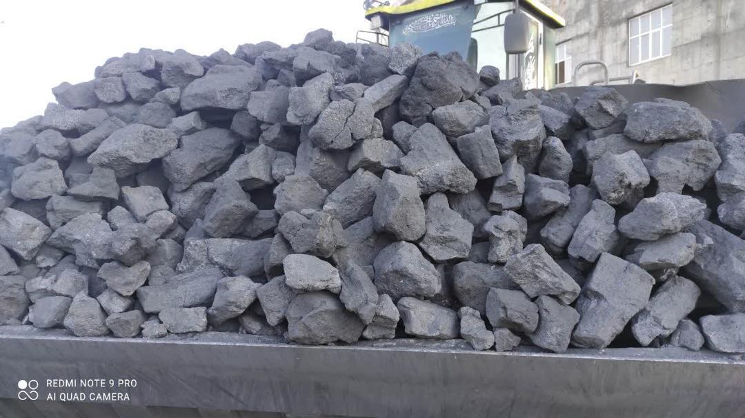 Close-up of ferrosilicon lumps